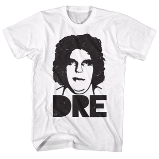 Andre The Giant-Big Dre-White Adult S/S Tshirt - Coastline Mall