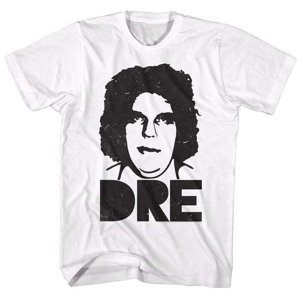 Andre The Giant-Big Dre-White Adult S/S Tshirt - Coastline Mall