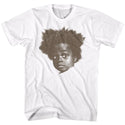 Buckwheat-Big Head-White Adult S/S Tshirt - Coastline Mall