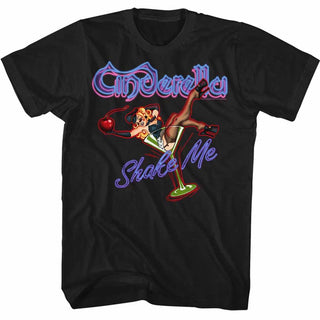 Cinderella-Shake Me-Black Adult S/S Tshirt - Coastline Mall