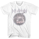 Def Leppard-Pinktruckblue-White Adult S/S Tshirt - Clothing, Shoes & Accessories:Men's Clothing:T-Shirts - Coastline Mall