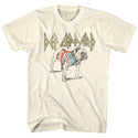 Def Leppard-Bulldog-Natural Adult S/S Tshirt - Coastline Mall