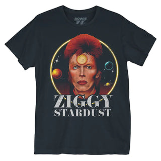 DAVID BOWIE-Ziggy Stardust Cosmos Men's T-Shirt | Clothing, Shoes & Accessories:Adult Unisex Clothing:T-Shirts - Coastline Mall