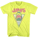 Jaws-Neon Jaws-Neon Yellow Heather Adult S/S Tshirt - Coastline Mall
