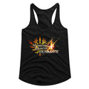 Monster Hunter-Mh4U Logo-Black Ladies Racerback - Coastline Mall
