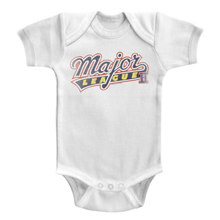 Major League - Logo | White S/S Infant Bodysuit - Coastline Mall