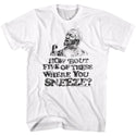 Redd Foxx-Sneeze-White Adult S/S Tshirt - Coastline Mall