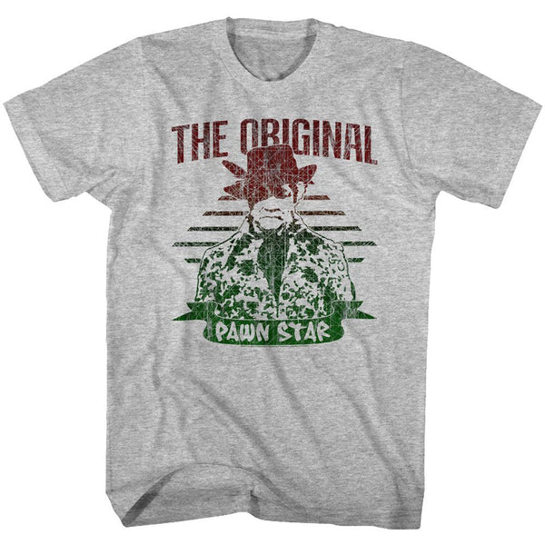 Redd Foxx-Original Fade-Gray Heather Adult S/S Tshirt - Coastline Mall