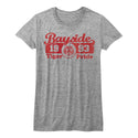 Saved By The Bell-Tiger Pride-Athletic Heather Ladies S/S Tshirt - Coastline Mall
