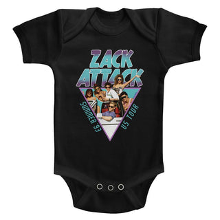 Saved By The Bell - Summer Tour '93 | Black S/S Infant Bodysuit - Coastline Mall