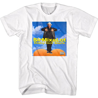 Sir Mix A Lot-Got Back Cover-White Adult S/S Tshirt - Coastline Mall