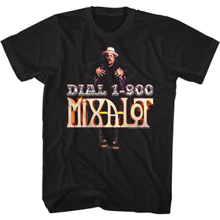 Sir Mix A Lot-Bling 1-900 Mixalot-Black Adult S/S Tshirt - Coastline Mall