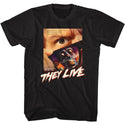 They Live-Poster-Black Adult S/S Tshirt - Coastline Mall
