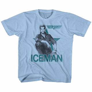 Top Gun-Iceman-Light Blue Toddler-Youth S/S Tshirt - Coastline Mall