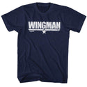 Top Gun-Wingman-Navy Adult S/S Tshirt - Coastline Mall
