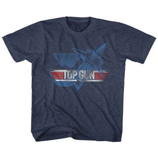 Top Gun-Jetblue-Vintage Navy Toddler-Youth S/S Tshirt - Coastline Mall