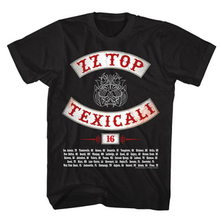 ZZ Top-Texicali-Black Adult S/S Tshirt - Coastline Mall