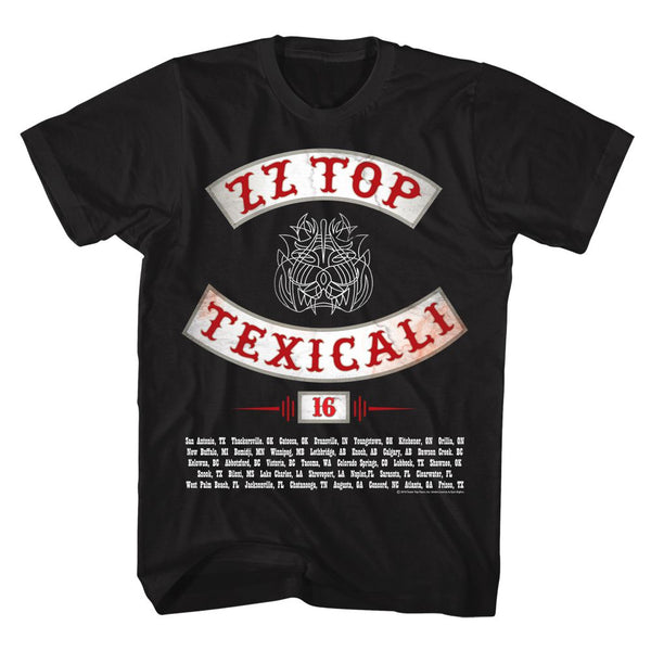 ZZ Top-Texicali-Black Adult S/S Tshirt - Coastline Mall