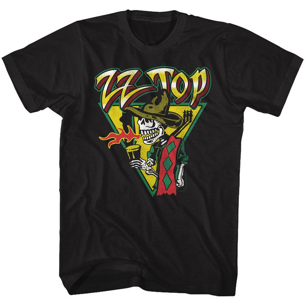 ZZ Top-Dia De Los Mescalera-Black Adult S/S Tshirt - Coastline Mall