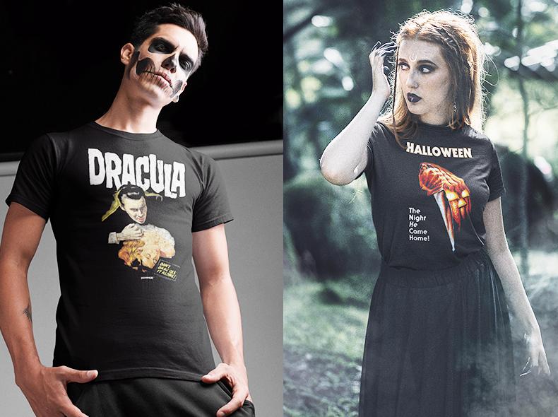 Classic Horror T-Shirts For Halloween From Coastline Mall