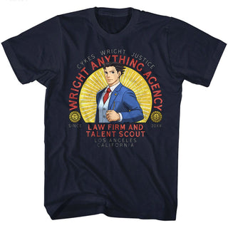 Ace Attorney Wright Anything Adult T-Shirts