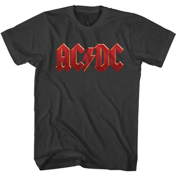 Acdc-Distress Red-Smoke Adult S/S T-Shirt - Smoke
