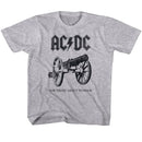 Acdc-About To Rock Again-Gray Heather Toddler S/S T-Shirt-2T - Gray Heather