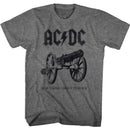 Acdc-About To Rock Again-Graphite Heather Adult S/S T-Shirt - Graphite Heather