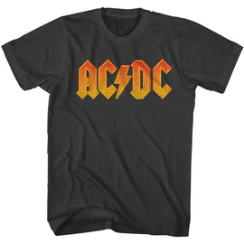 Acdc-Distress Orange-Smoke Adult S/S T-Shirt - Smoke
