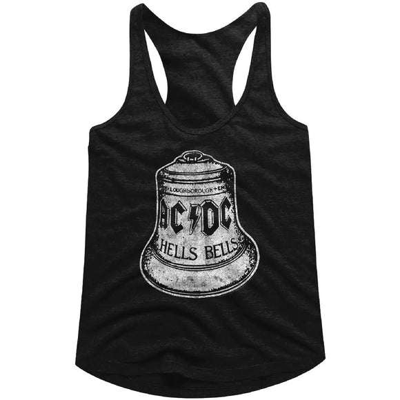 Acdc-Hells Bells-Black Ladies Slimfit Racerback-S - Black