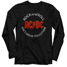Acdc-Noise Pollution-Black Adult L/S T-Shirt - Black