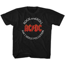 Acdc-Noise Pollution-Black Toddler S/S T-Shirt-2T - Black