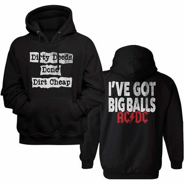 ACDC Dirt Cheap Black Adult Hooded Sweatshirt