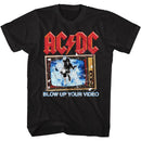 Acdc-Blow Up Your Video-Black Adult S/S T-Shirt - Black