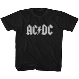 Acdc-Patch-Black Youth S/S T-Shirt-Xs (5-6) - Black