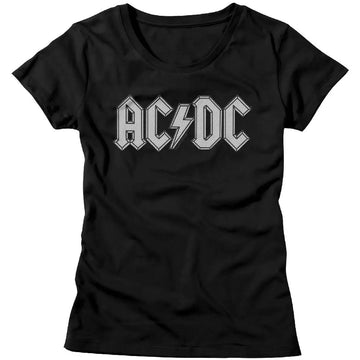 Acdc-Patch-Black Ladies S/S T-Shirt - Black