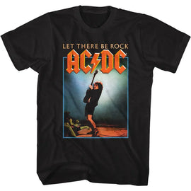 Acdc-Let There Be Rock-Black Adult S/S T-Shirt - Black