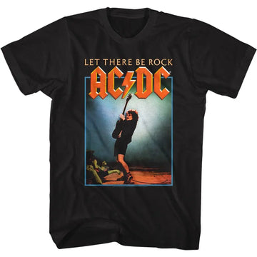 Acdc-Let There Be Rock-Black Adult S/S T-Shirt - Black