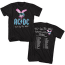 Acdc-Fly Wall Euro Tour-Black Adult S/S T-Shirt ***F&B*** - Black