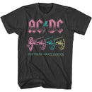 Acdc-Cannons-Smoke Adult S/S T-Shirt - Smoke