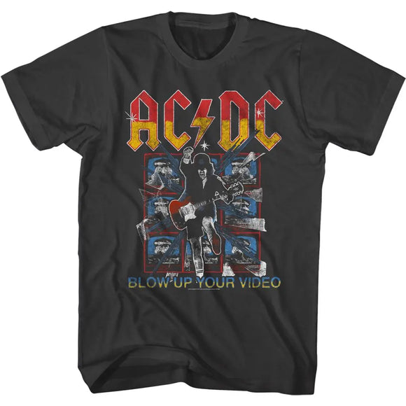 Acdc-Buyv Screens-Smoke Adult S/S T-Shirt - Smoke