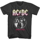 Acdc-Acdc Circle Stars-Smoke Adult S/S T-Shirt - Smoke