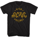 Acdc-Hivolt Light Color-Black Adult S/S T-Shirt - Black