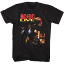 Acdc-Acdc Live-Black Adult S/S T-Shirt - Black
