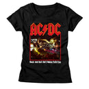 Acdc-Noise Pollution 2-Black Ladies S/S T-Shirt - Black
