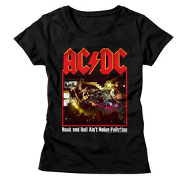 Acdc-Noise Pollution 2-Black Ladies S/S T-Shirt - Black