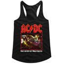 Acdc-Noise Pollution 2-Black Ladies Slimfit Racerback-S - Black