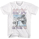 Acdc-Acdc Those About To Rock Tour-White Adult S/S T-Shirt - White