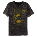 Acdc-Acdc Monochrome Ftatr-Mineral Wash Black Adult S/S T-Shirt - Black