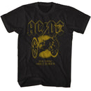 Acdc-Acdc Monochrome Ftatr-Black Adult S/S T-Shirt S - Black
